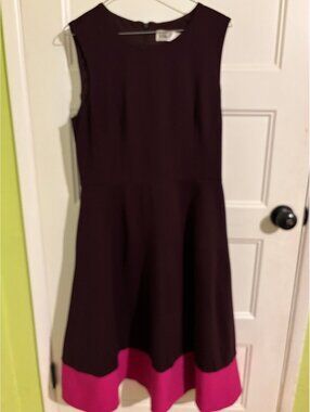 Purple & Fuchsia dress - size 14
